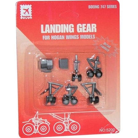 Daron Worldwide Trading  HG5200 Hogan B747-400 Gear With Imprints 1/200